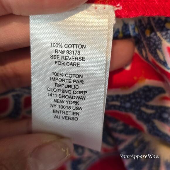 House of Harlow 1960 Red Floral Cottage Core Prairie Midi Dress Sz XS - Picture 9 of 13